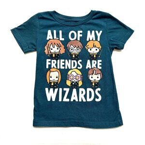 Harry Potter 4T Shirt in Green - All Of My Friends Are Wizards